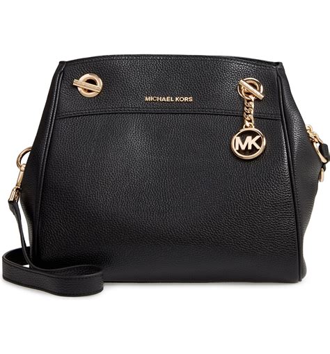 michael kors jet set chain legacy black|Jet Set Legacy Medium Logo and Leather Chain Shoulder Bag.